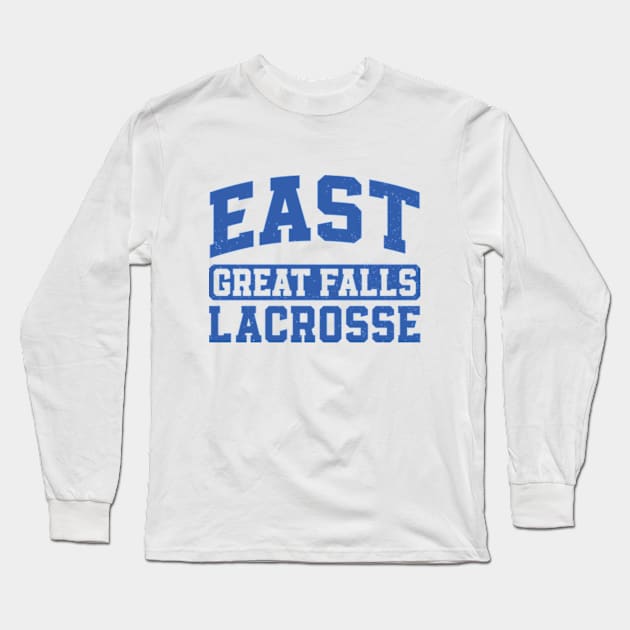 East Great Falls Lacrosse Long Sleeve T-Shirt by RiseInspired